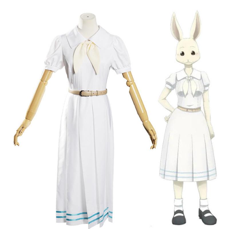 Anime Beastars Lolita Haru White Rabbit Cosplay Costume Uniform For