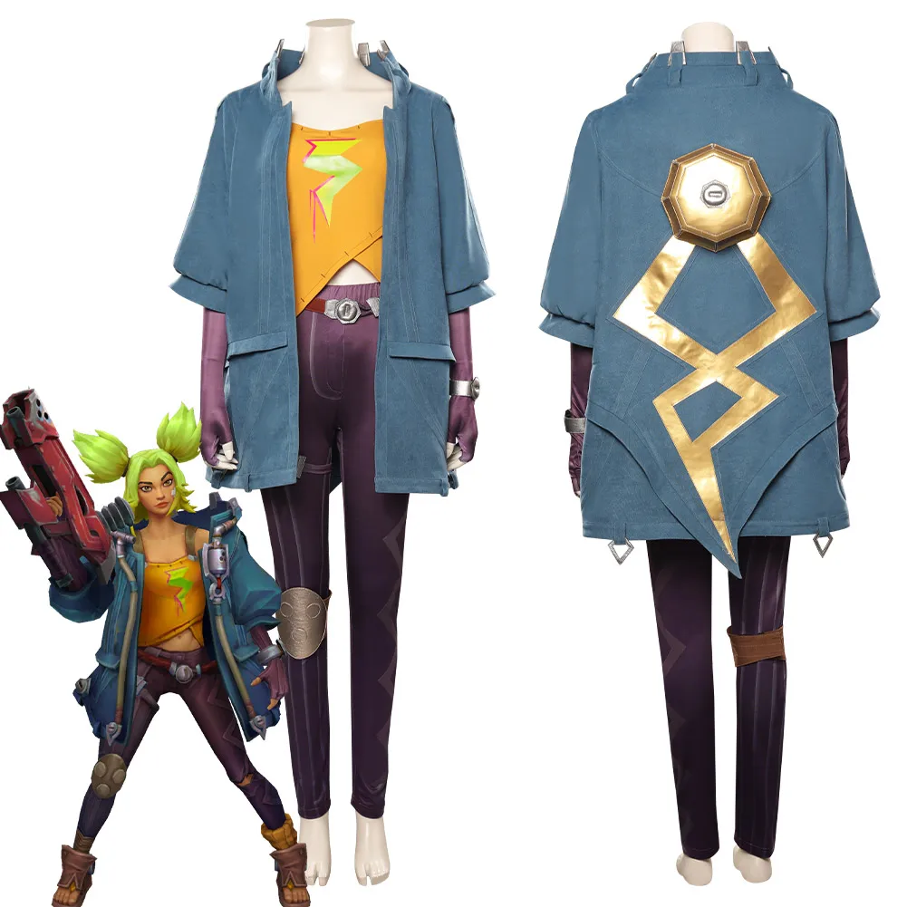 Anime League Of Legends Zeri Cosplay Costume - AllCosplay.com