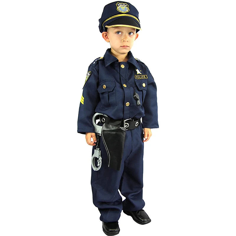Kits Police Officer Cosplay Uniform Costume - AllCosplay.com