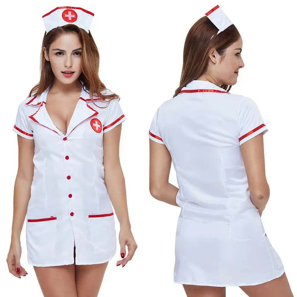 Nurse Sexy Lingeries Erotic Maid Uniform Cosplay Costumes For Women