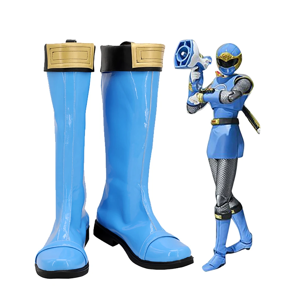 Power Rangers Ninpu Sentai Cosplay Boots Shoes - AllCosplay.com