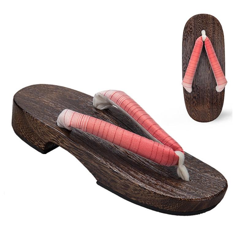 Anime Demon Slayer Kamado Nezuko Geta Japanese Wooden Sandals Cosplay