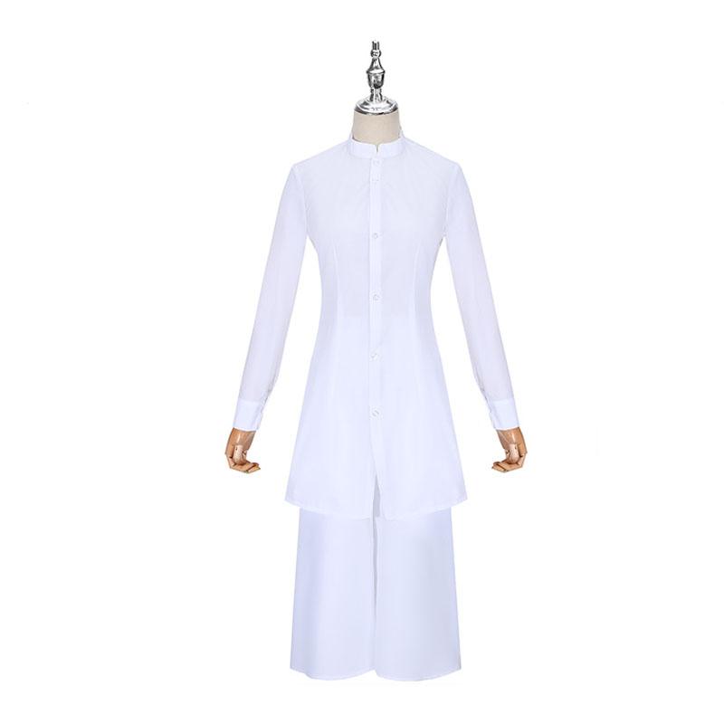 Anime Akudama Drive Cutthroat Satsujinki White Coat Shirt Pants Cosplay Costume And Wig