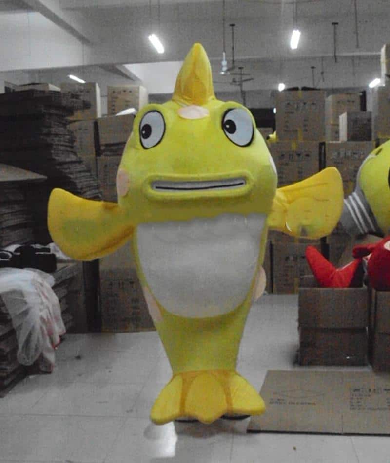 Yellow Fish Mascot Costume Suit Cosplay Party Game Fancy Dress Outfits Advertising Promotion Carnival Halloween Adults Parade @|Mascot| - AliExpress