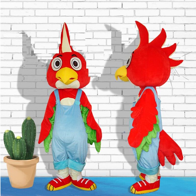 Red Funny Bird Cosplay Mascot Costume - AllCosplay.com