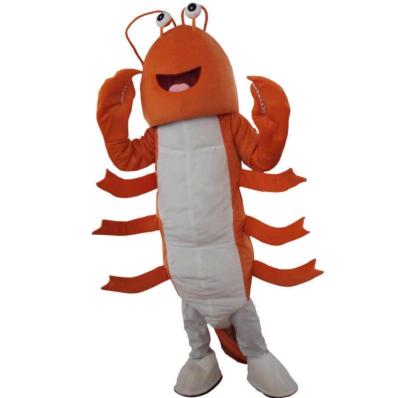 Adult Shrimp Mascot Costume Lobster Langouste Party Game Outfits Crawfish Dress Halloween Event Unisex Cartoon Apparel Cosplay|Mascot| - AliExpress