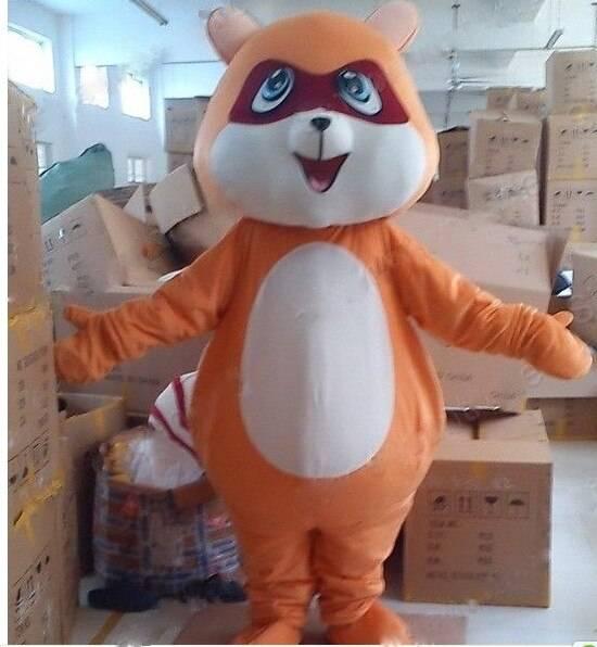 Fat Raccoon Cosplay Mascot Costume