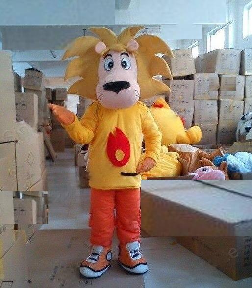 Big Nose Lion Cosplay Mascot Costume For Adults