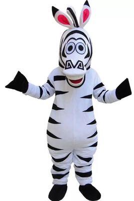 Cartoon Madagascar Penguin, Zebra, River Horse, Hippopotamus And Lion Cosplay Mascot Costume