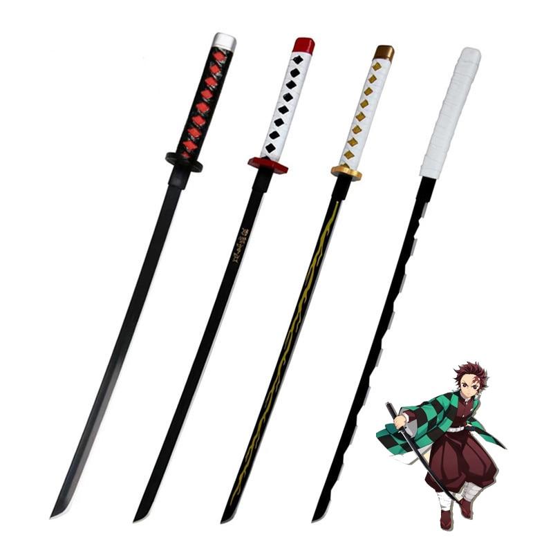 Demon Slayer Anime Ninja Knife Tanjirou Inosuke Zenitsu Tomioka Cosplay ...