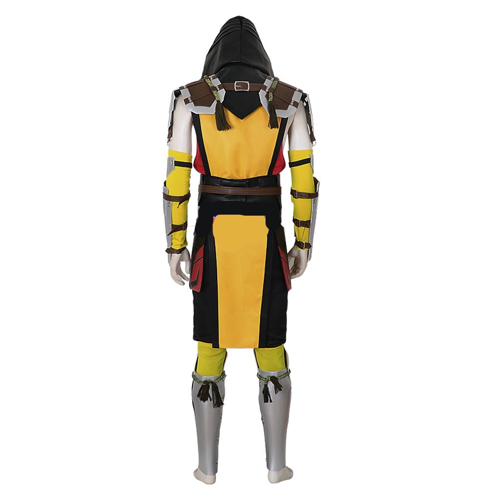 Mortal Kombat 11 Scorpion Man Hanzo Hasashi Cosplay Costume