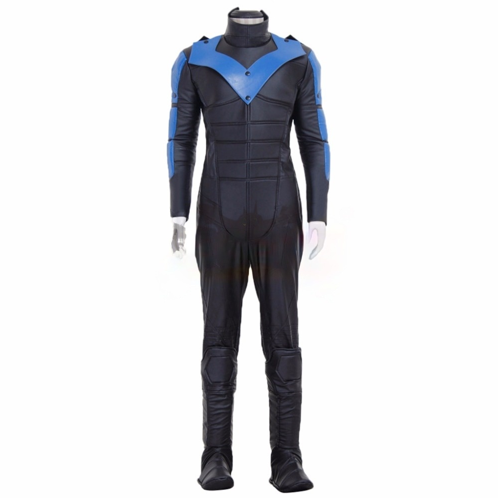 Halloween Nightwing Jumpsuit Cosplay Costume