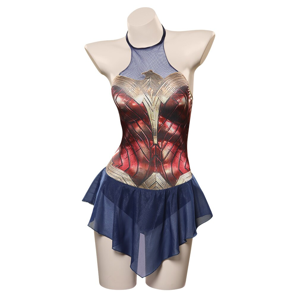 Wonder Woman Diana Princess Swimsuit Cosplay Costume - AllCosplay.com