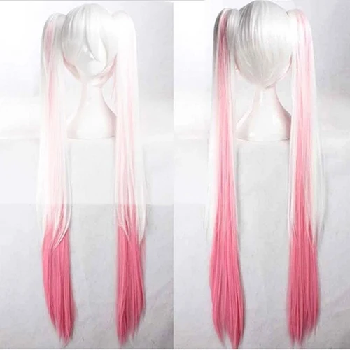 pink white ombre