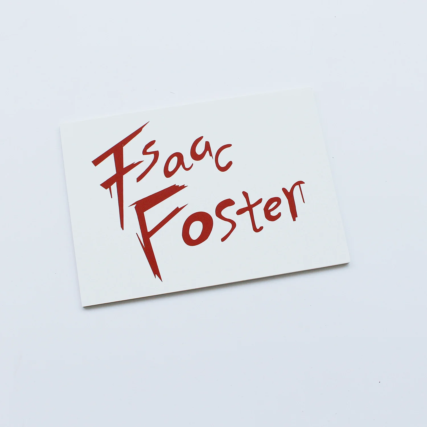 Isaac Foster card
