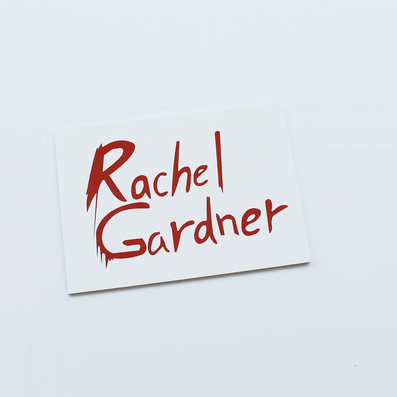 Rachel Gardner card