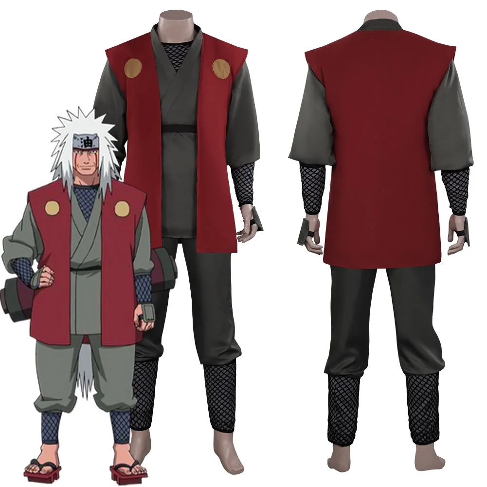 Anime Naruto Jiraiya Cosplay Costume - AllCosplay.com